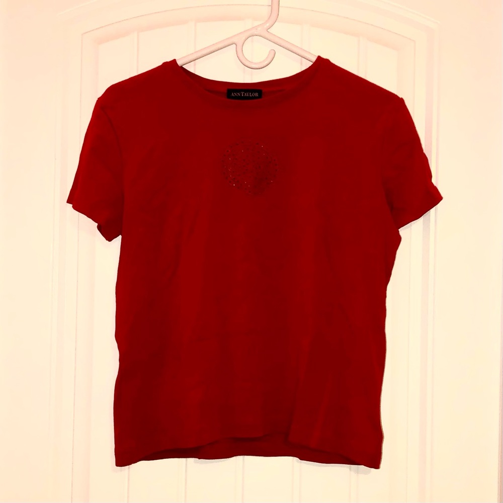 Red Rose Short Sleeve Children’s Shirt